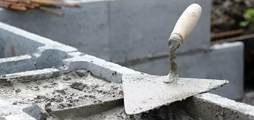 trowel for laying foundation